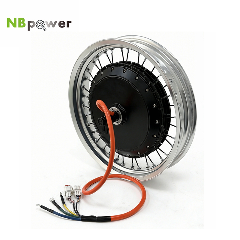 Qs Motor 273 8000W Hub Motor - الملونة 17x3.0 NBpower/QS V3 273 40H