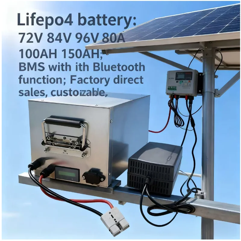 Lifepo4 72V 100Ah Battery Pack Ev - حزمة بطارية LIFEPO4 مع BMS 72V