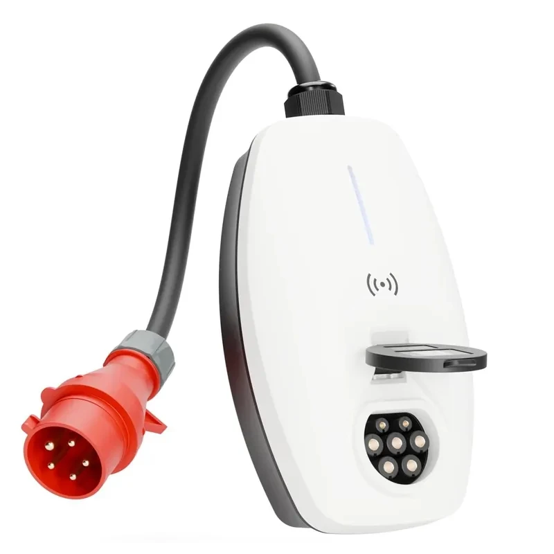 شاحن سيارات كهربائية منزلي مخص - مراجعة Ev Charger Type 2 22Kw 32A 3 Phase وسعره