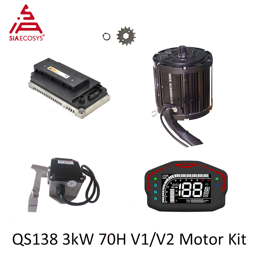 QSMOTOR QS138 3000 واط 72 فولت - مراجعة Fardriver Nd72850 Controller وسعره
