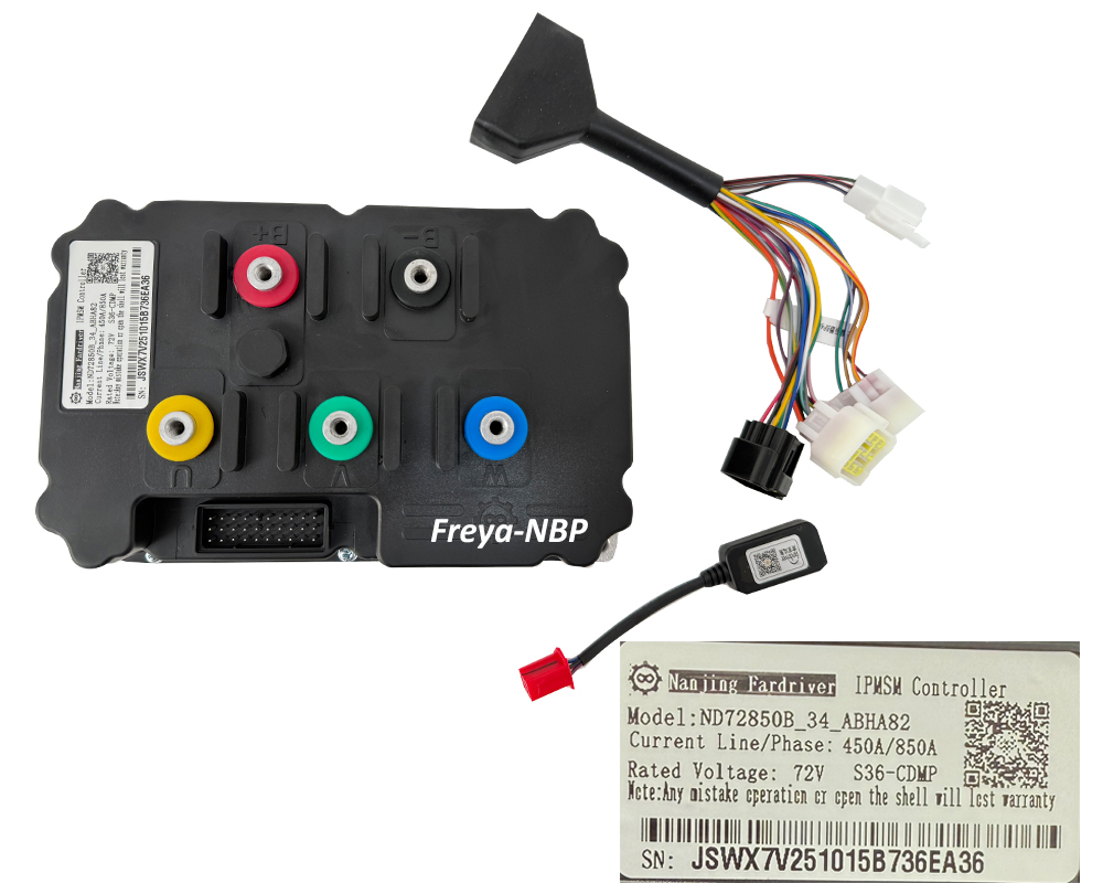 طقم محرك QS180 72-96V 8000W لل - مراجعة Fardriver Nd72850 Controller وسعره
