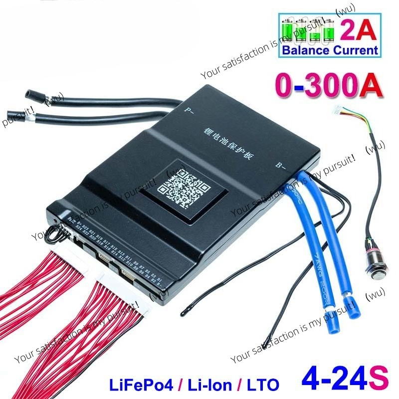 الذكية بلوتوث التوازن النشط لي - مراجعة Smart Bms 24S 200A Bluetooth Lifepo4 وسعره