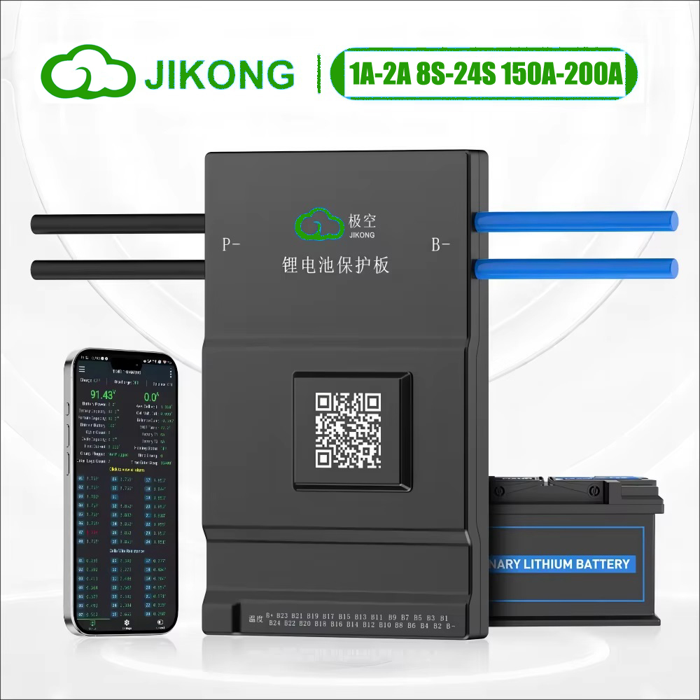 نظام إدارة البطارية JK BMS مع  - مراجعة Smart Bms 24S 200A Bluetooth Lifepo4 وسعره