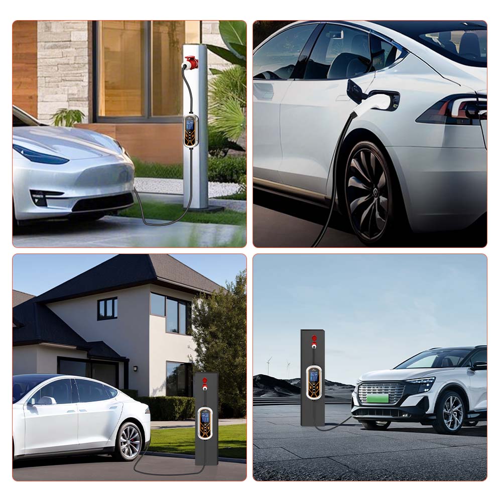 JDMEX 11KW Type2 شاحن EV محمول - مراجعة Type 2 Portable Ev Charger 11Kw Cee وسعره