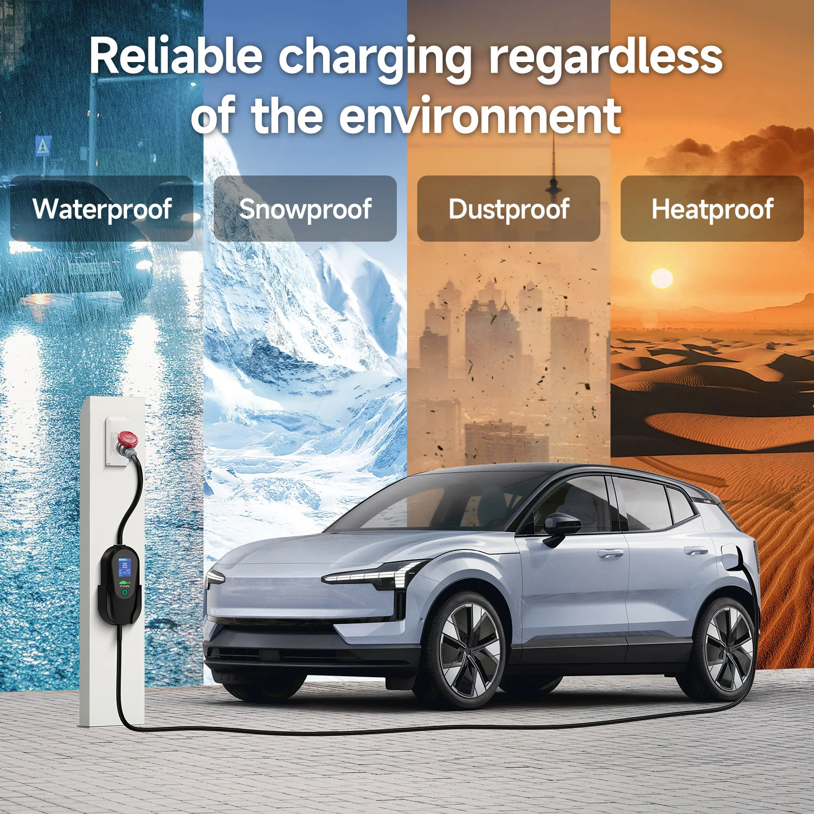 Puppyfc المحمولة 11KW شاحن سيا - مراجعة Type 2 Portable Ev Charger 11Kw Cee وسعره