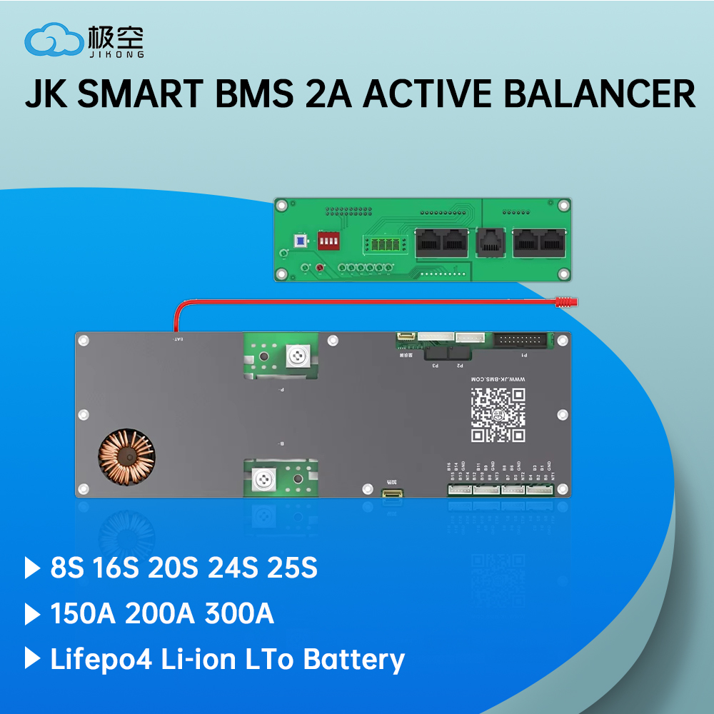JK Smart BMS 2A Active Balance - مراجعة Smart Bms 24S 200A Bluetooth Lifepo4 وسعره