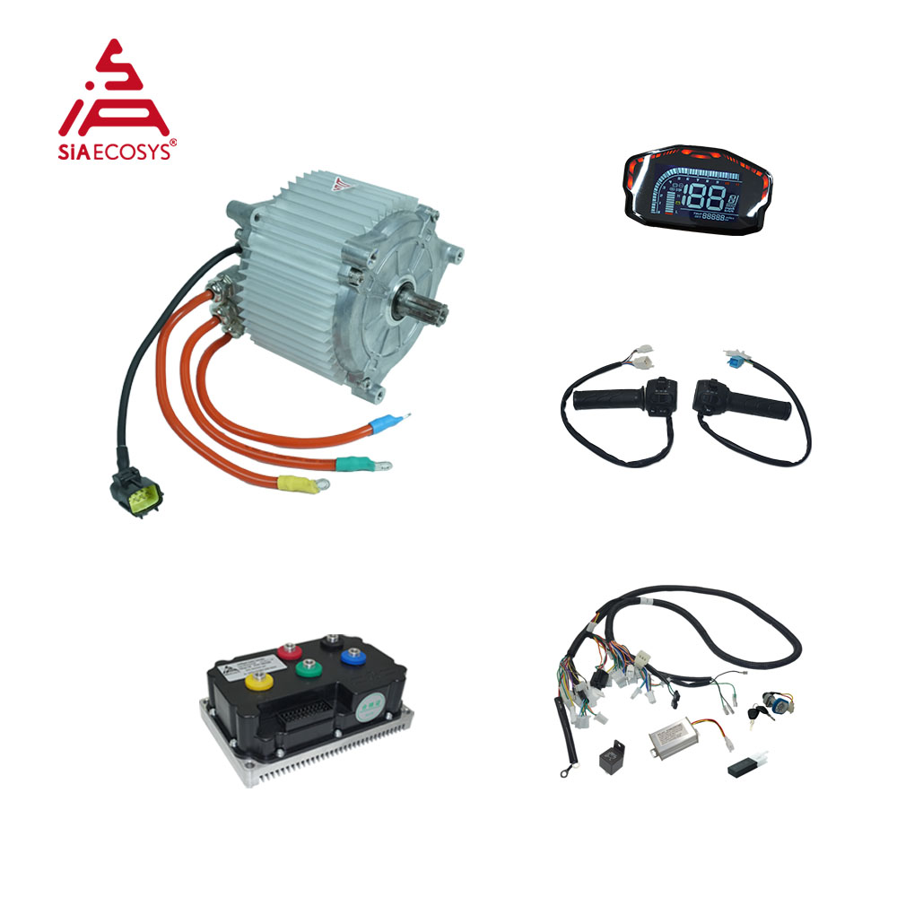 طقم تحويل محرك وسطي SIASZD142A - مراجعة Mid Drive Motor Kit 72V 5000W وسعره
