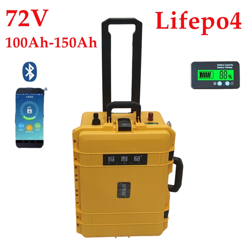 بطارية ليثيوم LiFepo4 مقاومة ل - مراجعة Lifepo4 72V 100Ah Battery Pack Ev وسعره